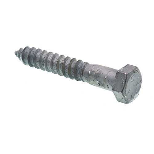 Prime-Line 9056883 Hex Lag Screws, 1/2 in. X 3 in., A307 Grade A Hot Dip Galvanized Steel, 25-Pack