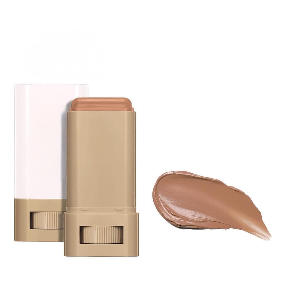 6 In 1 Multi-Use Foundation Stick Hydrating Tinted Moisturizer Highlighter Blush Solid Stick for Natural Buildable Coverage 06