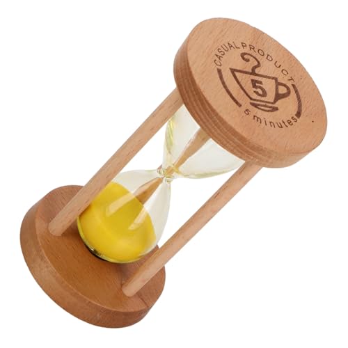 Ciieeo Timer Per Lavarsi i Denti a Da 5 Minuti Per Bambini, Piccola Gialla Funzione Decorativa Per Bagno, Promuove Abitudini Orali Sane e Gestione Del