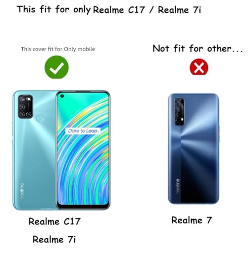 Image of Bintage Cute Fun Taddy| 3D Ball Bear| Donut| Coffee Rubber Case Full Body & Camera Protection Back Cover Compatible for Realme 7i / Realme C17 4G - Black