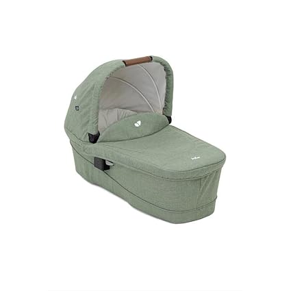Joie Ramble XL Baby Carrycot - Bassinet for Stroller with Faux Leather Handle,Pushchair Compatible,Baby Carrier with UPF 50+ & Water Repellent Canopy & Cool Weather Boot, Suitable from Birth to 9 kg