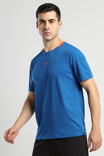 Image of Reebok Men's Sport T-Shirt - Moisture Wicking Sports T-Shirt | Workout Running Training Tshirt for Men's | Half Sleeve Active Tee