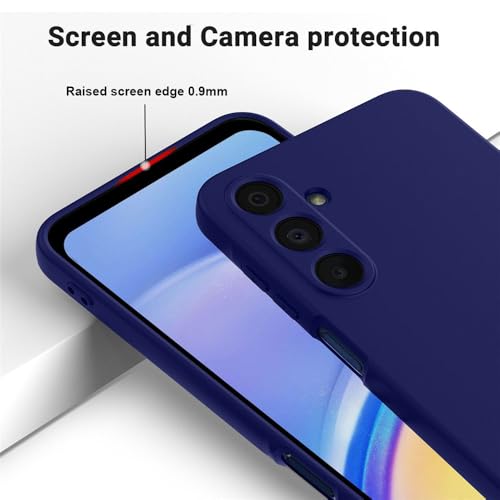 Image of Back Cover for Samsung Galaxy M16 5G / F16 5G | Full Camera Protection | Premium Liquid Silicon Case | Flexible Bumper Case for Samsung Galaxy M16 5G / F16 5G (Dark Blue)