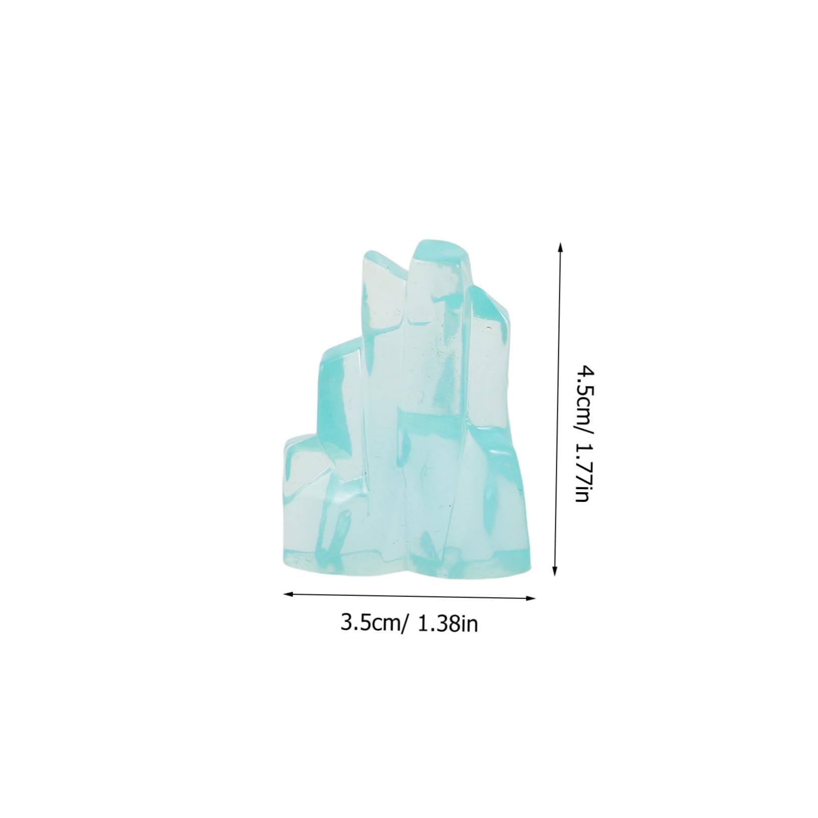 FUTUREORYY 7pcs Mini Igloo Model Set Arctic Glacier Scene Figurines Diy Winter Crafts for Kids Small Lifelike Ice Houses Toys Dollhouse Miniatures Polar Snow Mountain Decor - Image 2
