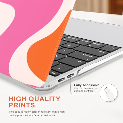 Funda MacBook Air 13 A2337 M1 con protector de pantalla y teclado iCasso 4