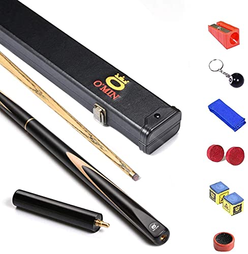 Taco de billar profesional 3/4 con extensión y paño de limpieza miniatura 1