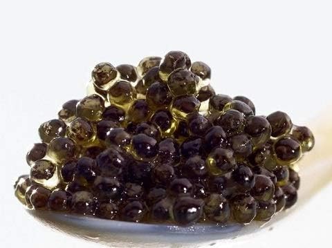 Miniatura 4 de Old Classic Ossetra Sturgeon Malossol Caviar - Lata de 32 onzas, sabor exquisito, calidad, cosecha sostenible, caviar Ossetra gourmet real recién