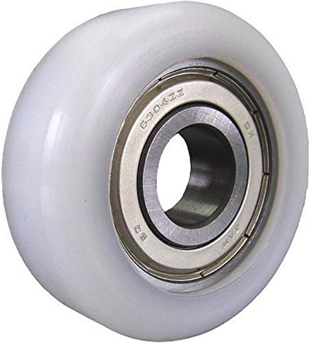 Lot De 4 Roulettes Industrielles En Nylon - Pour Transpalettes Et Chariots, Diamètre 40mm, Charge 50kg