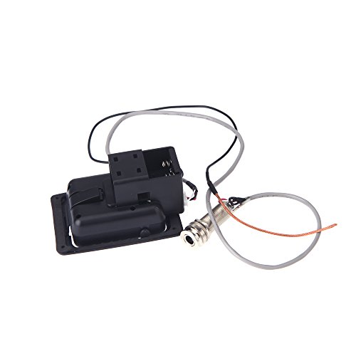Lokfy 5-Band Eq Equalizer Acoustic Guitar Preamp Piezo Pickup Tuner #TOP6