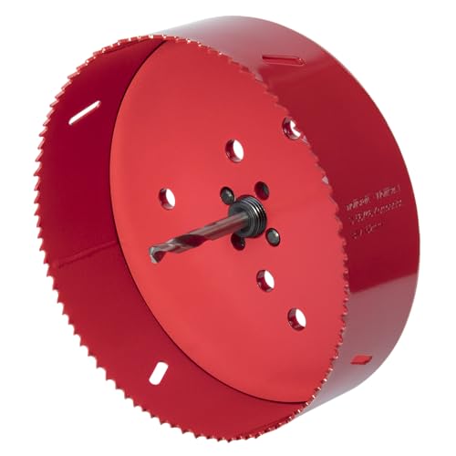 Scie cloche BIM wolfcraft 5498000 pour réussir vos perçages nets de 152 mm sans dévier