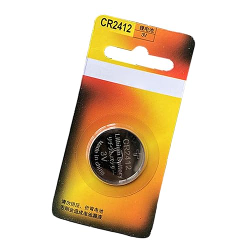Durability CR2412 Pile bouton au lithium 3 V offrant des tensions stables pour les appareils électroniques exigeants en énergie