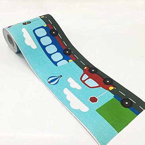 Cartoon Peel and Stick Wallpaper Border for Kids Room Bedroom Bathroom Wall Border Decal Sticker 10cmx10m Cover