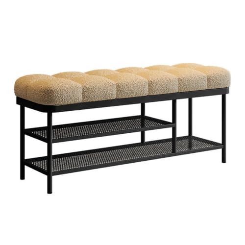 Banc de porte d'entrée de la maison au design scandinave épuré et finitions soignées