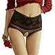 Charinor Slip Ouvert für Frauen, Ouvert Reizwäsche, Sexy Ouvert Höschen Desusse Für Frauen, Sexy Unterwäsche Für Frau Erotisch, Sexy Tanga String Ouvert für Frauen(Schwarz-L)