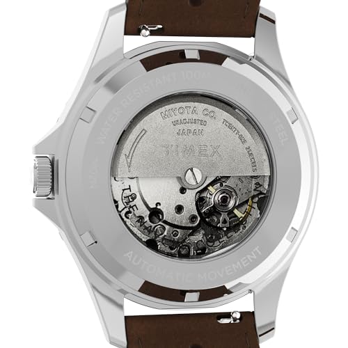 TIMEX Men Tan Round Stainless Steel Dial Analog Watch- TW2V41500U9 - Image 4