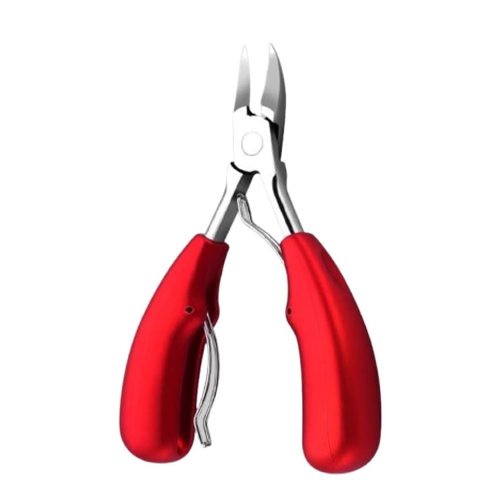 1pc Professional Toenail Clippers for Thick Ingrown Nails Sharp Curved Blade Unscented Pedicure Tool for Men Women Seniors