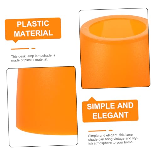 Image of ORFOFE 2Pcs Small Lampshade with Opening for Desk and Wall Lamps Retro Style Lamp Cover for Indoor Lighting Replacement Lamp Shades for Ceiling and Chandelier