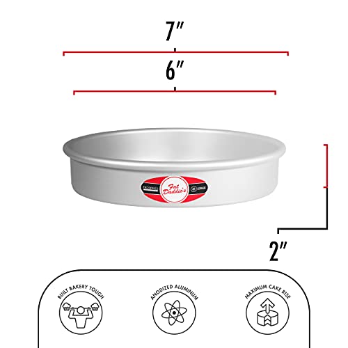 Fat Daddio's Round Cake Pan, 6 X 2 Inch, Silver #TOP1