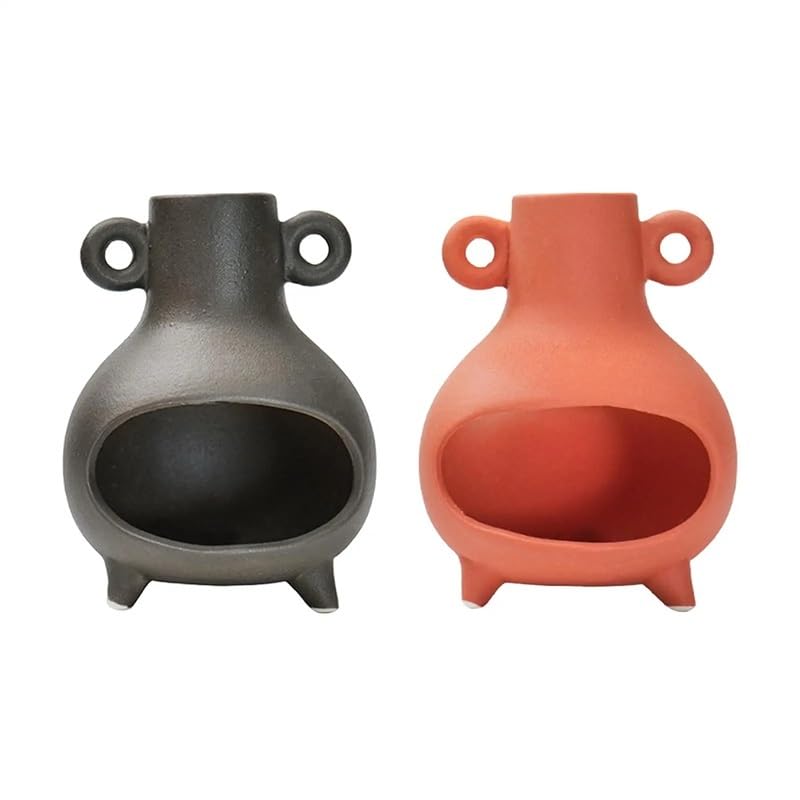 Piccolo diffusore di candele aromatiche in ceramica Bruciatore di fragranze in ceramica vintage Bruciatore for candele da soggiorno Diffusore di fragranze for candele Diffusore di oli essenziali sempl
