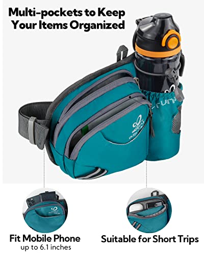image for WATERFLY Fanny Pack Waist Bag: Waist Pack for Women Men with Water Bot