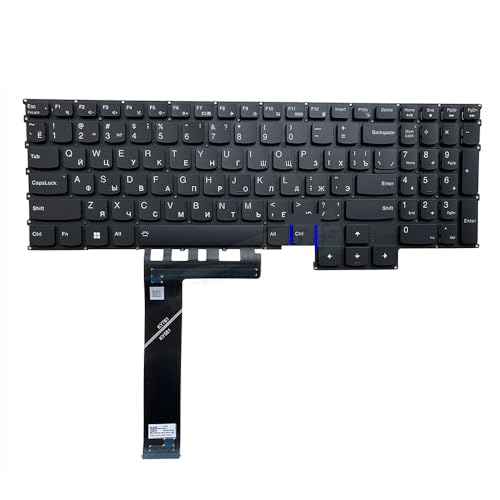 US RU �C�^���A�� �E�N���C�i�� �L�[�{�[�h RGB �o�b�N���C�g Legion Pro 5-16ACH6 16ITH6H 16IAH7H 16ARH7 PT5CYXBG PH5CYXBG-4T �p �������ȒP(UA Single Light)