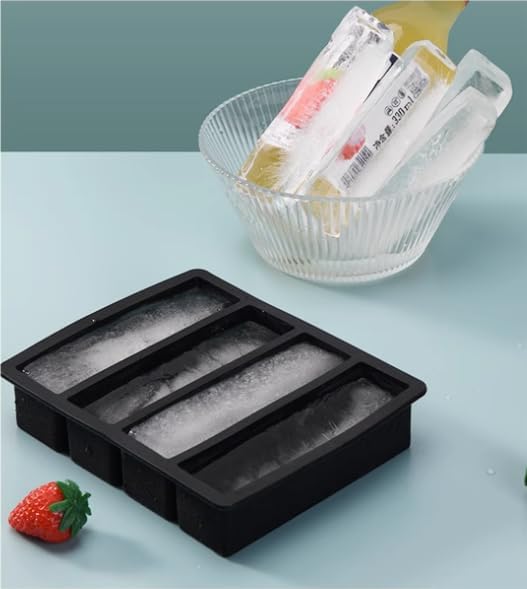 Set de 2 cubiteras de silicona con tapa sellada miniatura 2