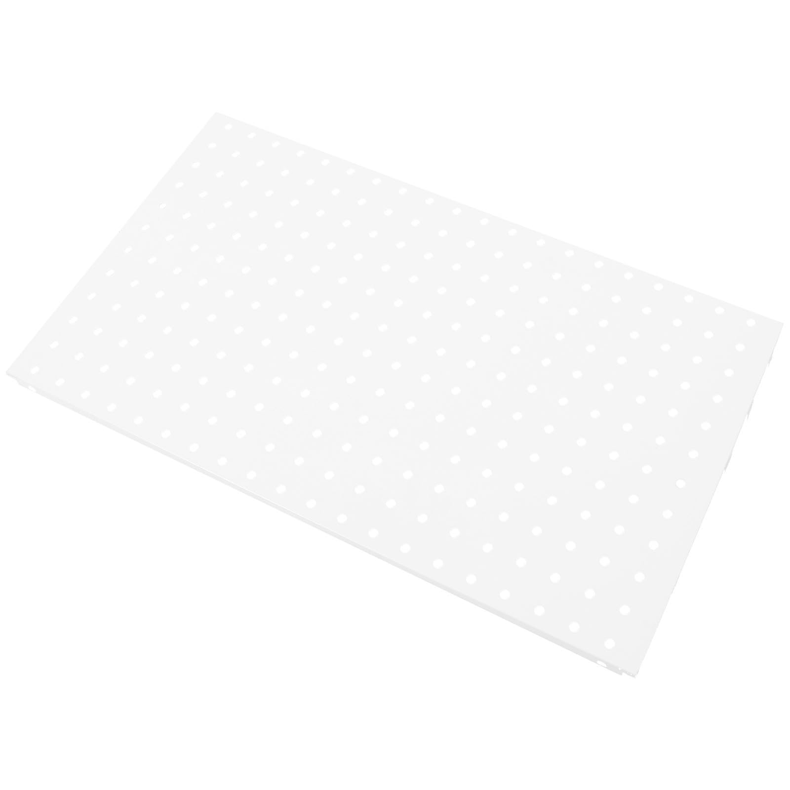 Système de stockage mural avec panneau perforé Beaupretty en fer blanc pour clés et outils