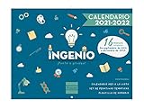 Contenido: Calendario 1 mes vista con información de utilidad, anualidad de 16 meses desde septiembre a diciembre del año siguiente, juego de 165 pegatinas temáticas a todo color y plantilla de horario recortable. Con información de los festivos de España.