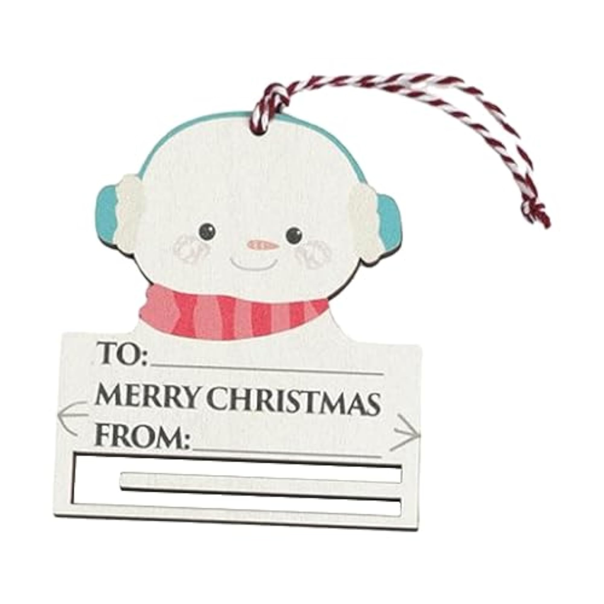 Christmas Money Holder with Snowman Design