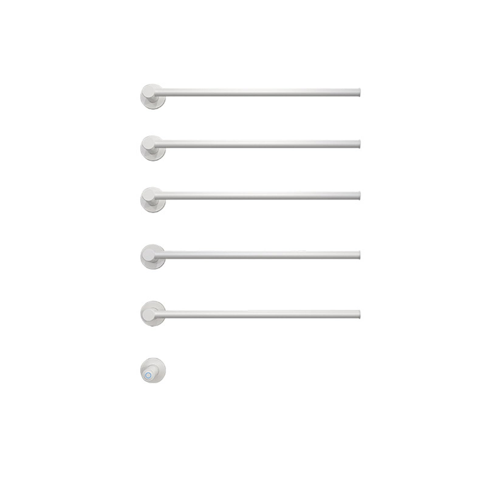 Sèche-serviettes connecté inox thermostat intelligent 5 barres