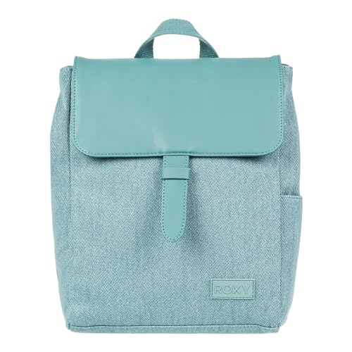 Roxy Mochila pequena moderna com ponto de derretimento 7L com alças ajustáveis e fecho de aba, Azul mineral, 7L, Mochila pequena moderna com ponto de derretimento de 7l com alças ajustáveis e fecho de