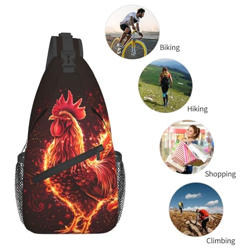 Bolso bandolera unisex ligero para viaje y actividades miniatura 6