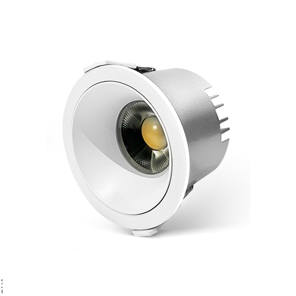 JKJZSALJ Led Recessed,Round Anti-Glare High Brightness 7W/10W Led Ceiling Lights,Cri 97 3000K-6000K Dimmable S,Home Recessed Light Fixtures Aisle Balcony Spotlights,7w