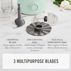 Martha Stewart 10 Cup Food Processor & Electric Chopper, One Touch Pulse — photo 3 of 6