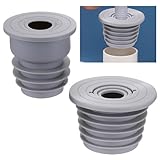 2 Pcs Washing Machine Drain Hose Seal, Silicone Drain Hose Sealing Plug, Washer Drains Smell Blocker for Laundry Room Bathroom Bathtub, Universal Fit Pipe Cover - 2 Sizes (35-40mm) and (45-50mm)