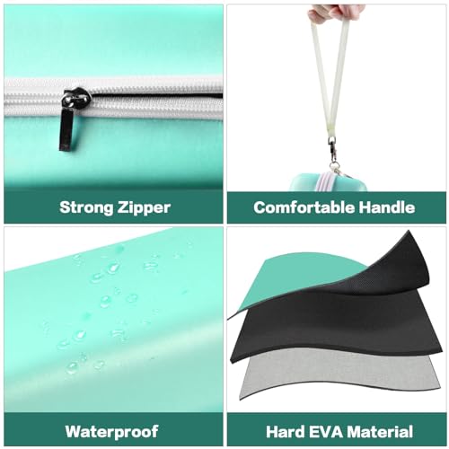 Case Compatible with Panasonic ES-AWL6AG/ES-AWL8AV/ES-WL60-G Electric Shaver for Women Cordless 3 Blade Razor Pop-Up Trimmer Close Curves. Ladies Shave Razors Holder Fits for Charger -Green (Box Only)