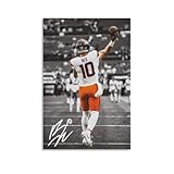 BATWHO Bo Nix Poster Print Canvas Poster Unframe:12x18inch(30x45cm)