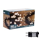 Luces de Navidad de bajo consumo vienen con temporizador. Esta función proporciona un funcionamiento de "montar y olvidar". Una vez activadas, las luces estarán encendidas durante 8 horas y apagadas durante 16 horas. Luces de hadas de muy bajo voltaje alimentadas por la red eléctrica.