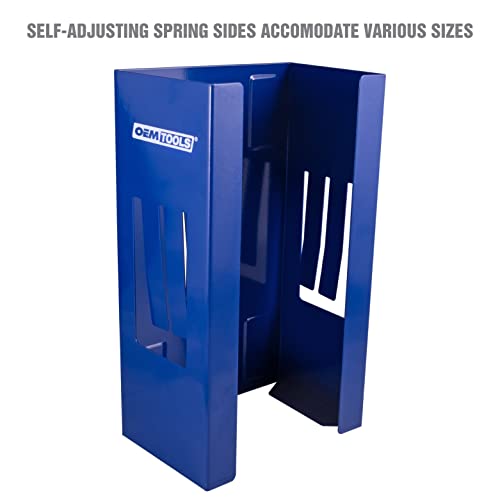 oemtools 23124 blue magnetic glove dispenser disposable gloves box holder magnetic glove box holder for wall mount