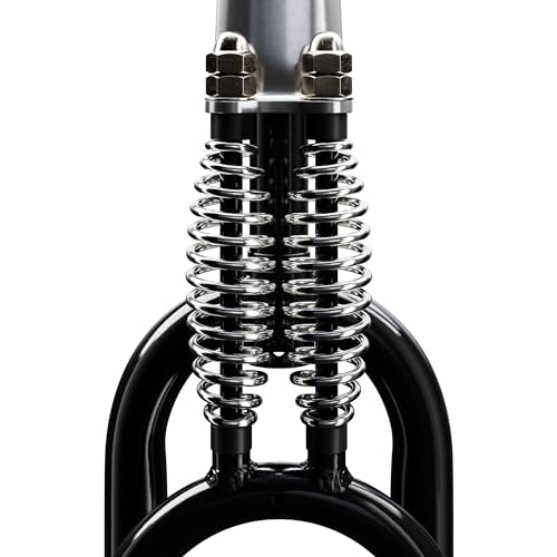 BBR Tuning Heavy Duty Dual Springer Fork - Monarch 26 Inch Suspension Fork - Disc Brake Ready - Bike Forks for Cruiser - Bicycle Fork - Fat Bike Fork