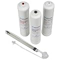 Home Master ISet-TMHP-MY12 HydroPerfection Replacement Filter Change Set, white