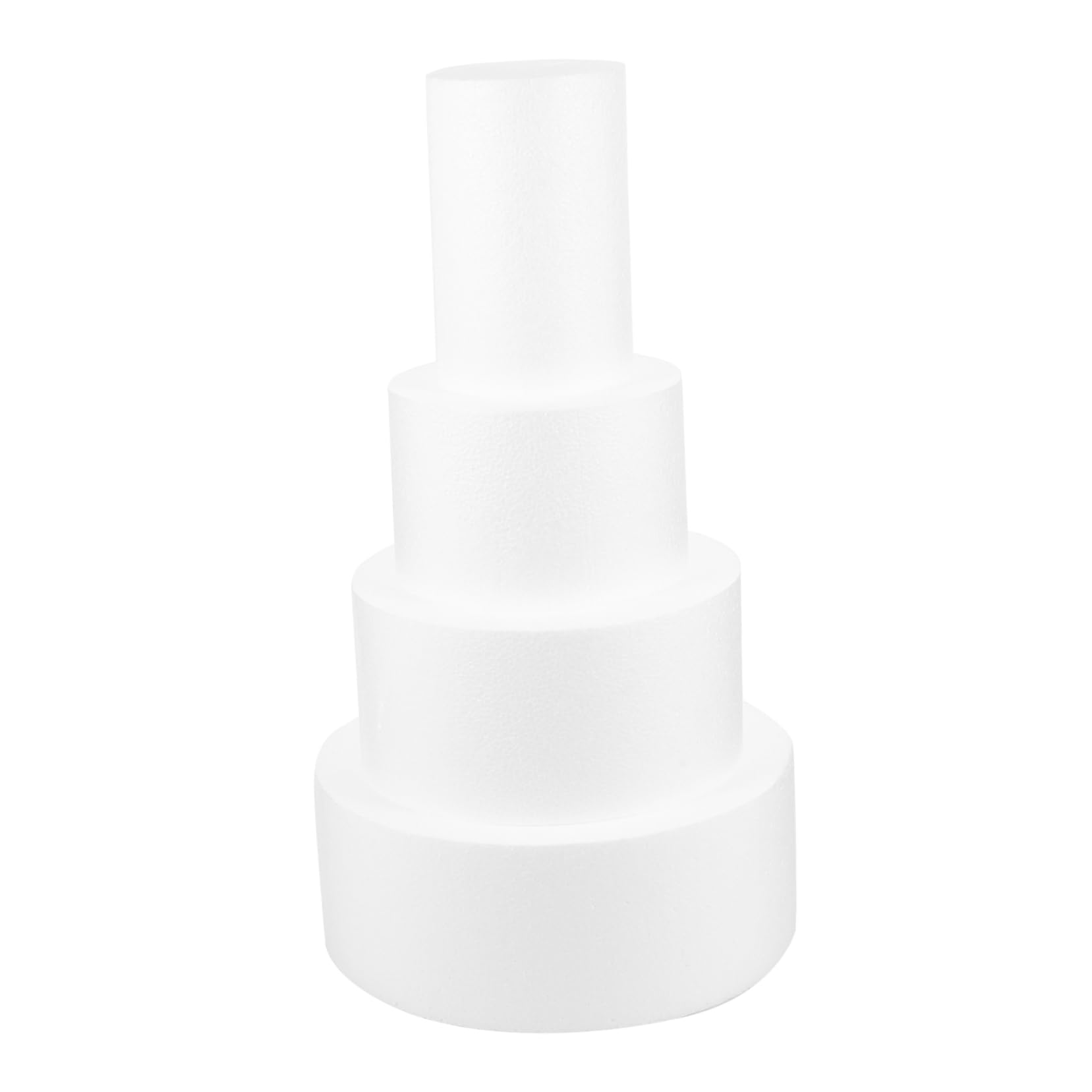 Kit de 4 Figurines de Gâteaux en Mousse Blanche pour Bricolage Créatif, Moules à Gâteaux pour Décorations DIY et Ateliers d'art pour Garçon et Filles