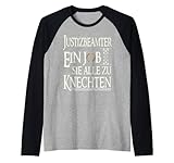 Justizbeamter ein Job sie zu Knechten Lustiges Beamten Raglan