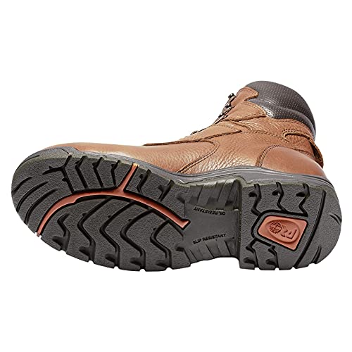 Timberland PRO Men's Titan 8 Inch Alloy Safety Toe Waterproof Industrial Work Boot, Brown, 11