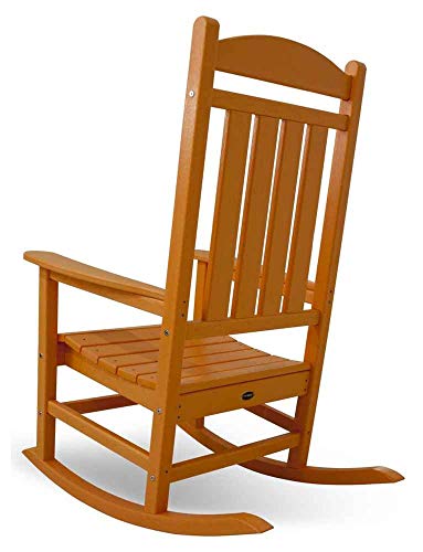 Polywood R100Ta Presidential Rocking Chair, Tangerine #TOP3