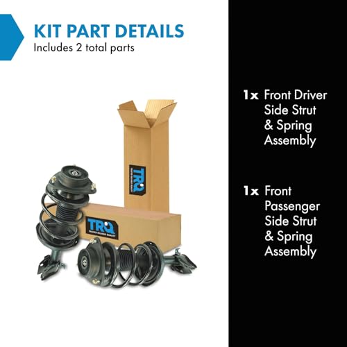 Image of TRQ Front Strut and Spring Assembly Set 2 Piece | For 2009-2013 Subaru Forester
