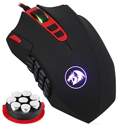 Mouse Gamer, Perdition 2 Redragon com 24000 DPI e 18 botões, M901-1