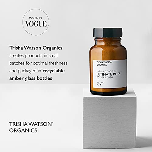 Trisha Watson Organics Ultimate Bliss Cleansing Powder | Fit For Any Facial Cleanser Or Face Wash | Anti-Aging, Brightening And Exfoliator - Japanese Skincare With Rice Bran & Vitamin C 3.4 Oz #TOP4