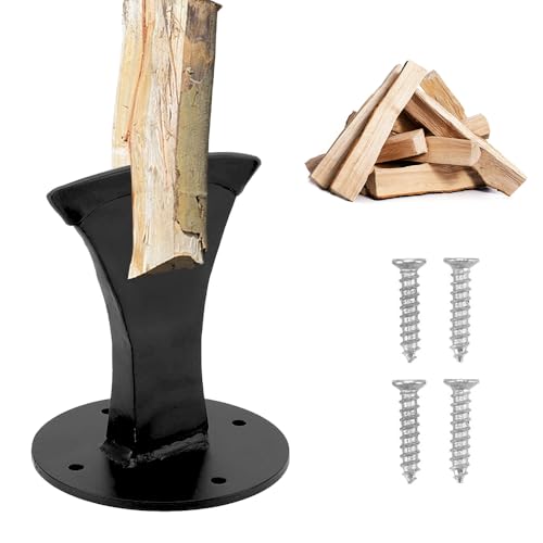 Dhqkqg Divisor de madera manual,Divisor de Leña,Divisor de Leña de Alta Resistencia,Divisor de Leña Pequeño,Cuña Divisora de Troncos Manual,Divisor de Troncos Manual,para Estufa Pequeña Chimenea