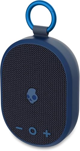 Image of Skullcandy Kilo XT Wireless Bluetooth Speaker - IPX7 Waterproof Mini Bluetooth Speaker with 24 Hour Battery, Downward Firing Passive Radiator, and True Wireless Pairing - Perfect for Outdoor (Navy)